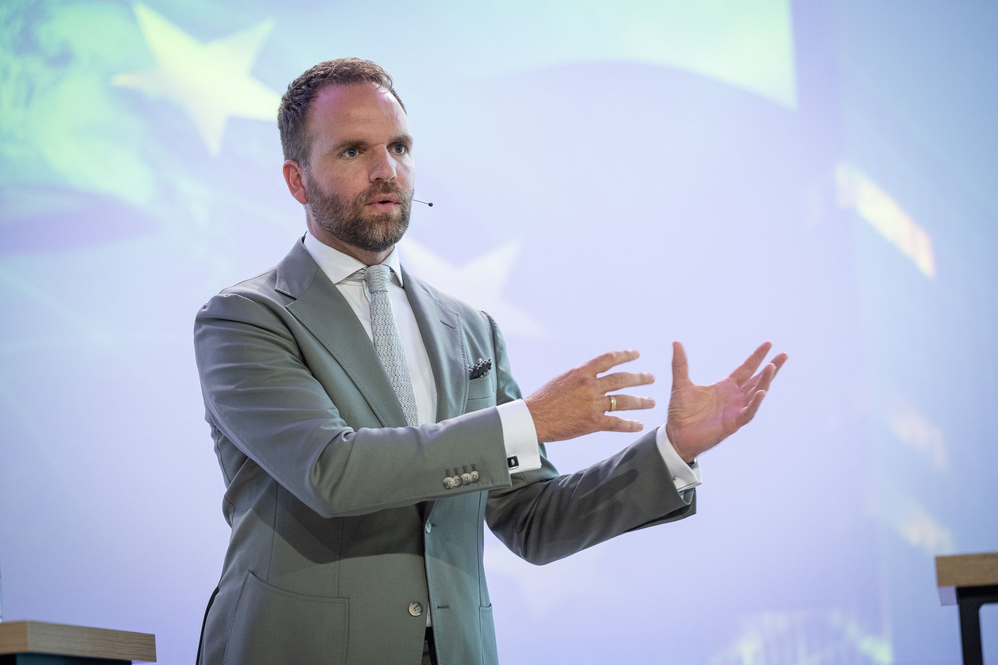 Rotterdam, 5 eptember 2024. Derk Boswijk&nbsp;– sinds maart 2021 lid van de Tweede Kamerfractie van het CDA.