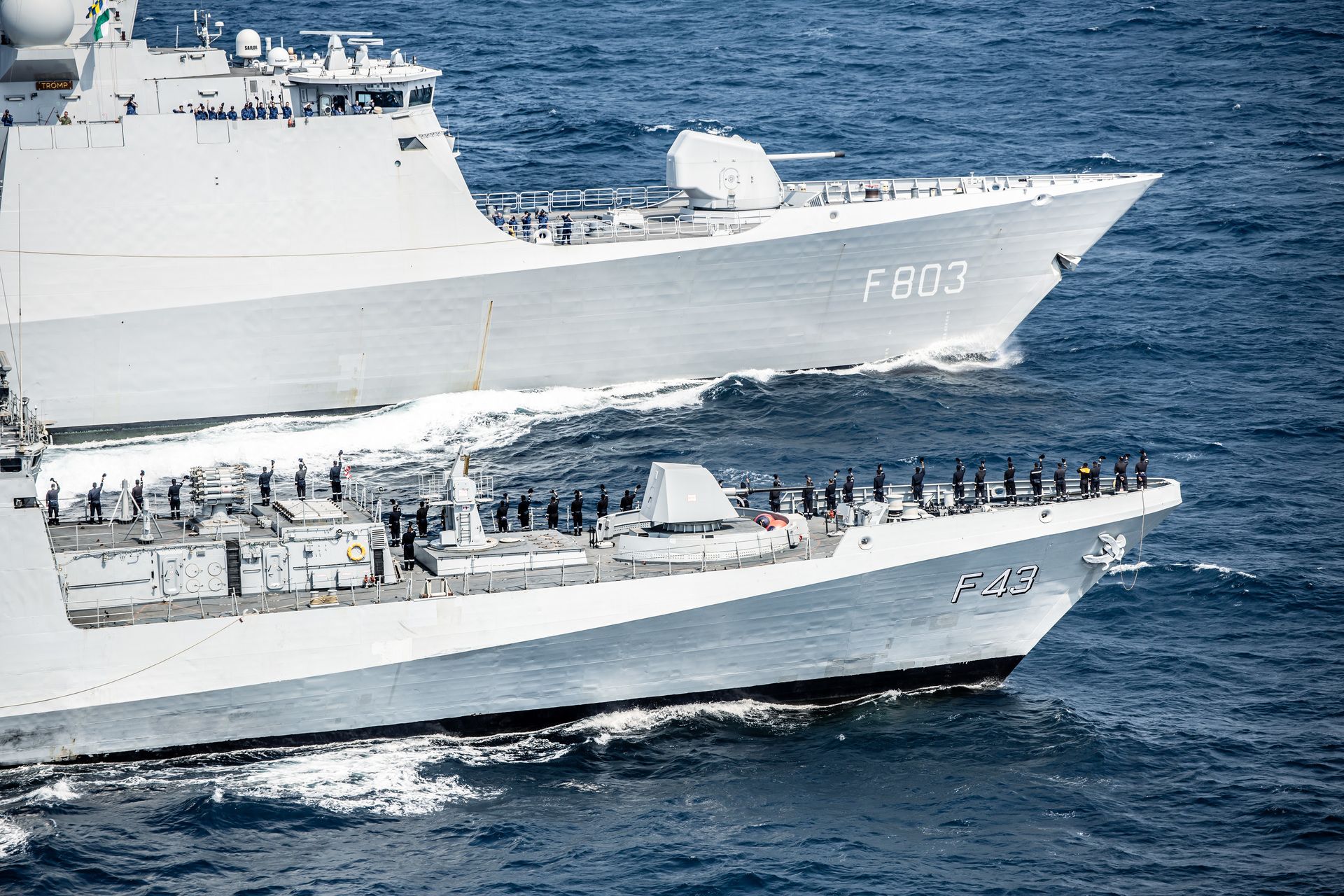 PASSEX met INS Trishul India
