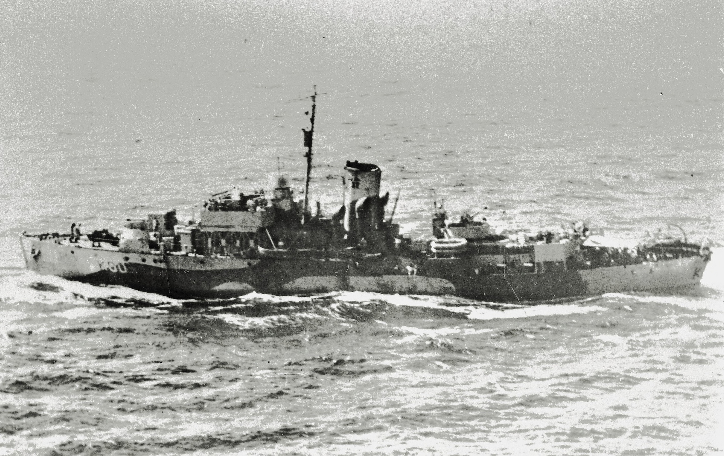 Hr.Ms. Friso, een Flower-klasse korvet (foto: collectie NIMH)